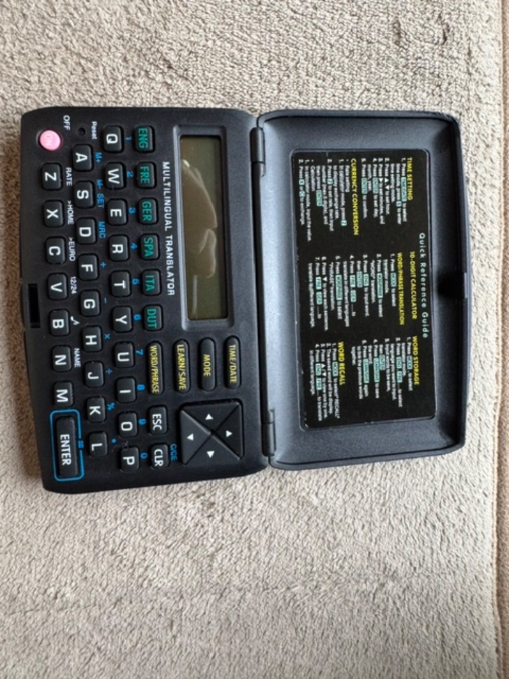 Bell Howell small black Multilingual Translator